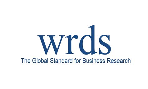 WRDS (Wharton Research Data Services) 